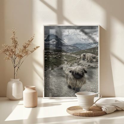 Out of my way - Poster / Art Print - interiör