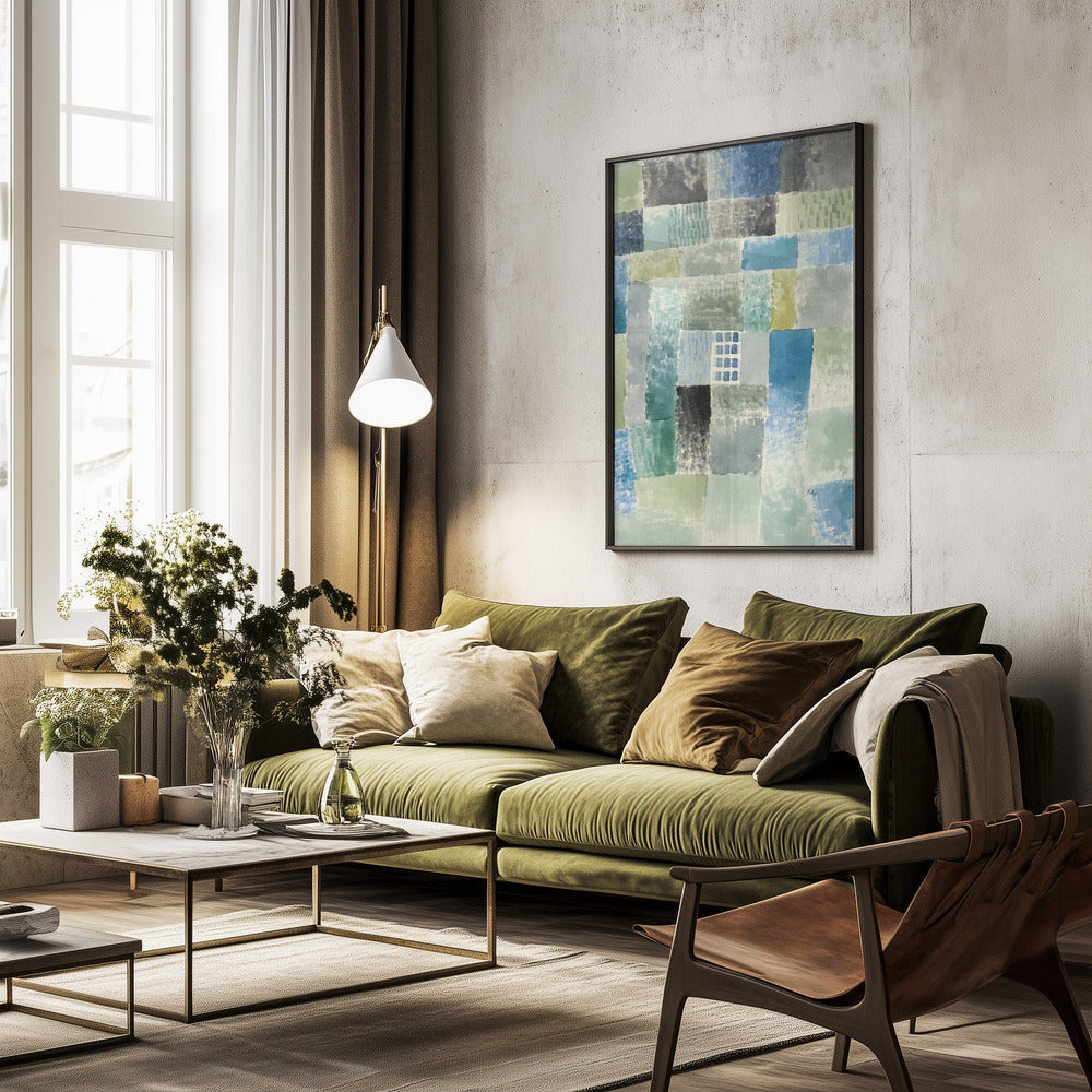 First House in a Settlement 1926 - Poster / Art Print - interiör