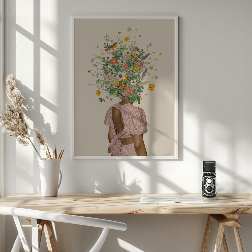 Wildflower bouquet - Poster / Art Print - interiör