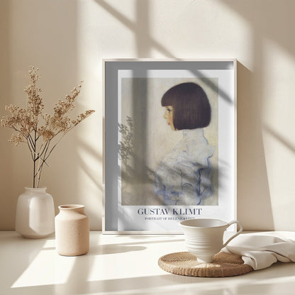 Portrait of Helene Klimt (1898) Poster - Poster / Art Print - interiör