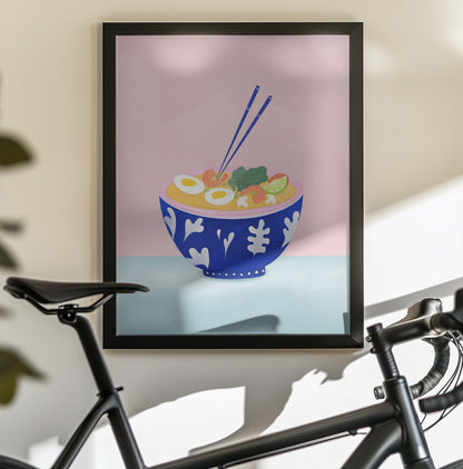 Ramen Bowl - Poster / Art Print - interiör