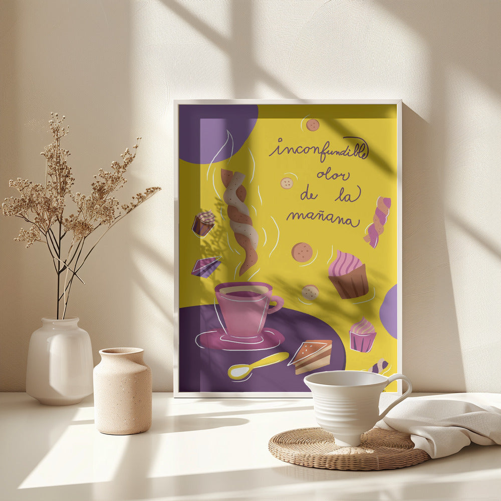 Inconfundible Yellow - Poster / Art Print - interiör