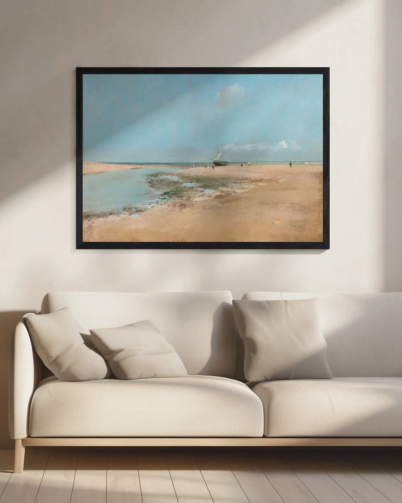 Beach At Low Tide - Poster / Art Print - interiör