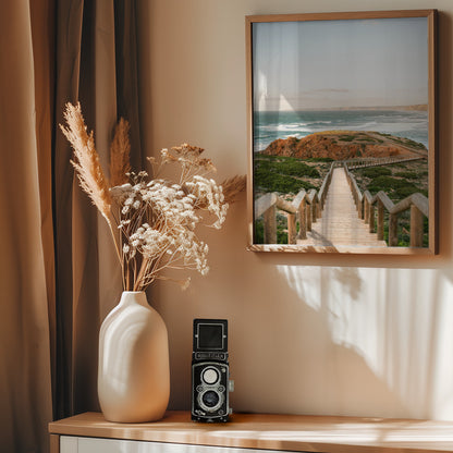 Walkway into the Algarve - Poster / Art Print - interiör