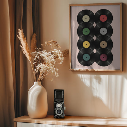 Eight Spins - Poster / Art Print - interiör