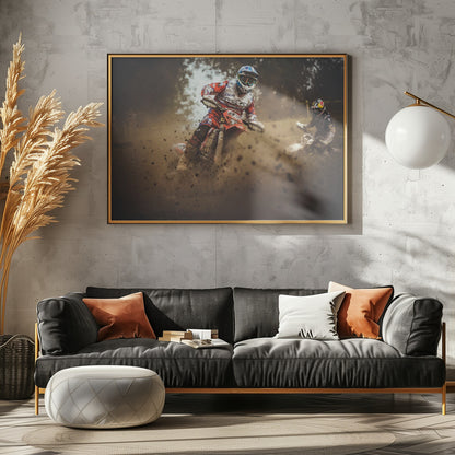 Motocross - Poster / Art Print - interiör