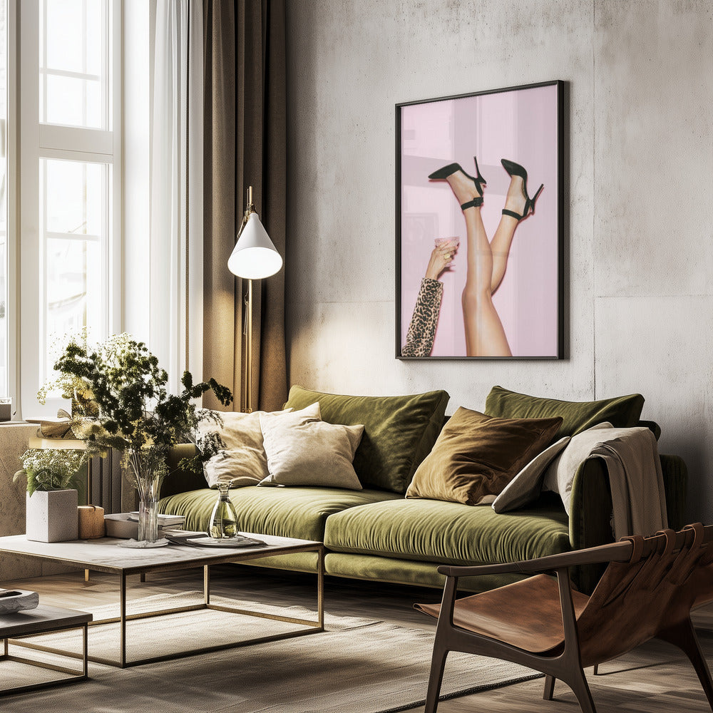 Cheers Leo - Poster / Art Print - interiör