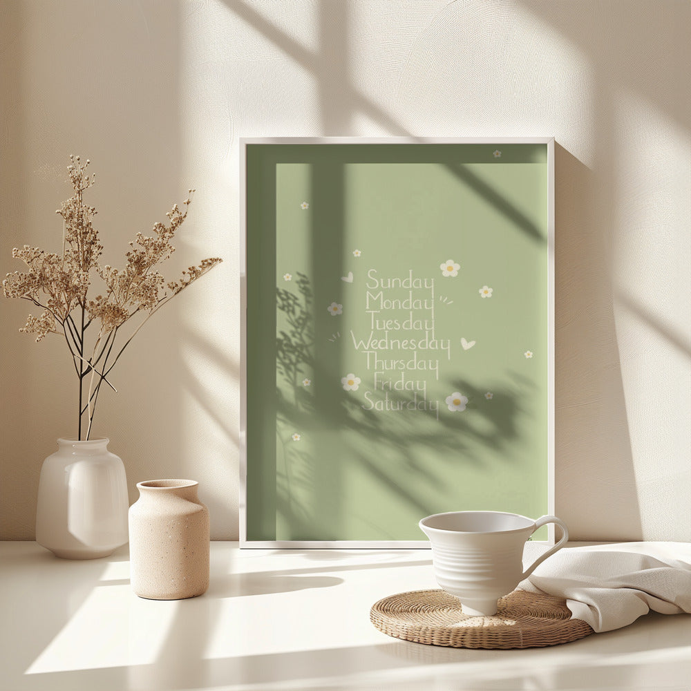 Happy Day - Poster / Art Print - interiör