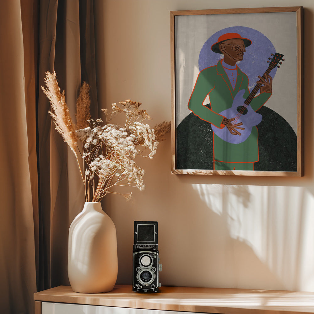 MUSICIAN GUY XII - Poster / Art Print - interiör