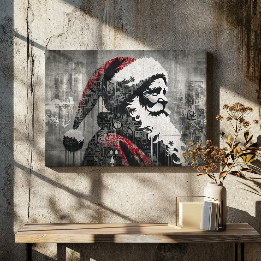 Santa - Poster / Art Print - interiör