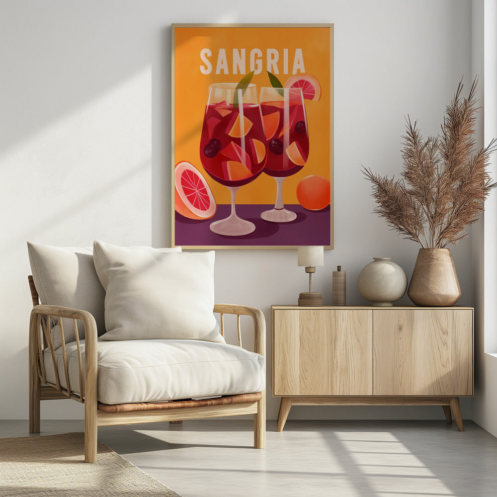 Sangria - Poster / Art Print - interiör