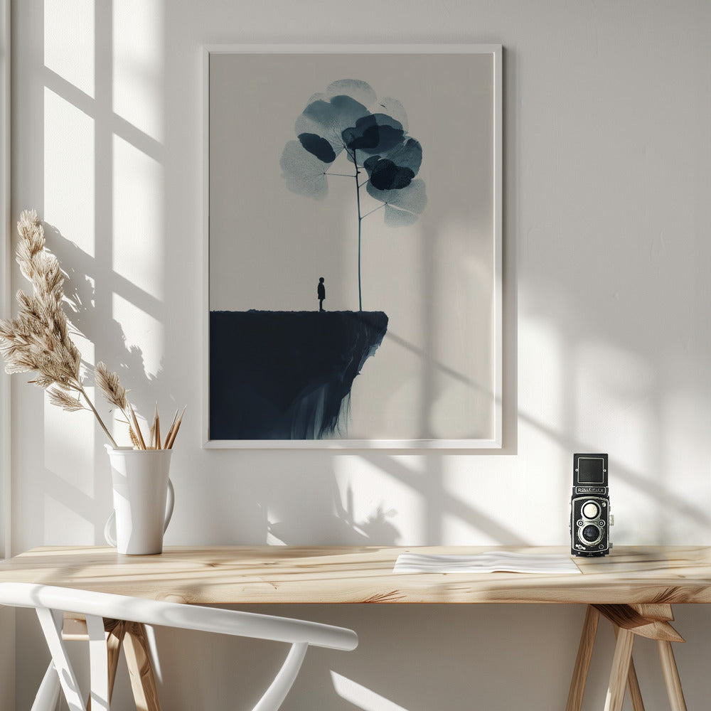 The Edge of the Cliff - Poster / Art Print - interiör