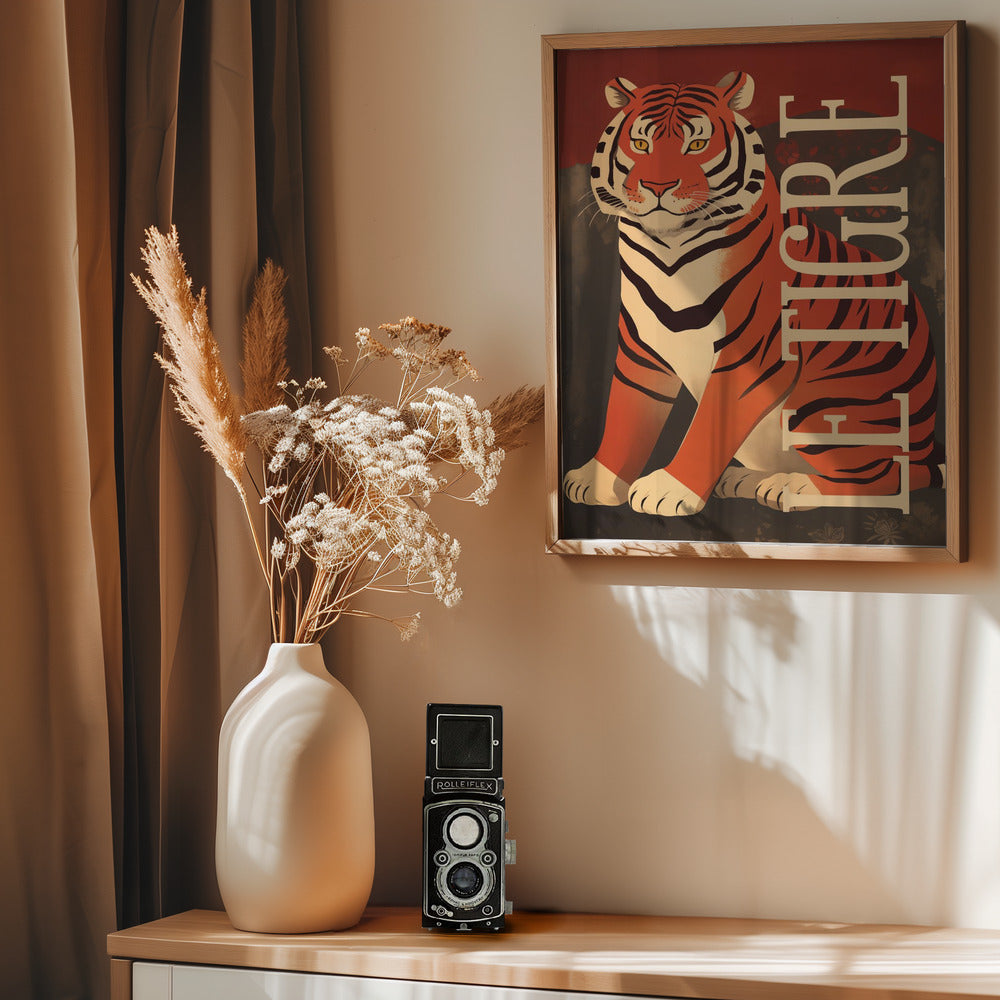 Le Tigre - Poster / Art Print - interiör