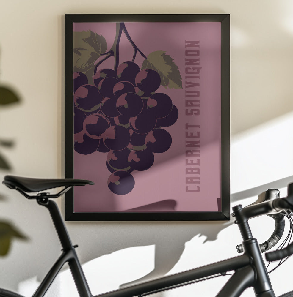 Cabernet Sauvignon - Poster / Art Print - interiör