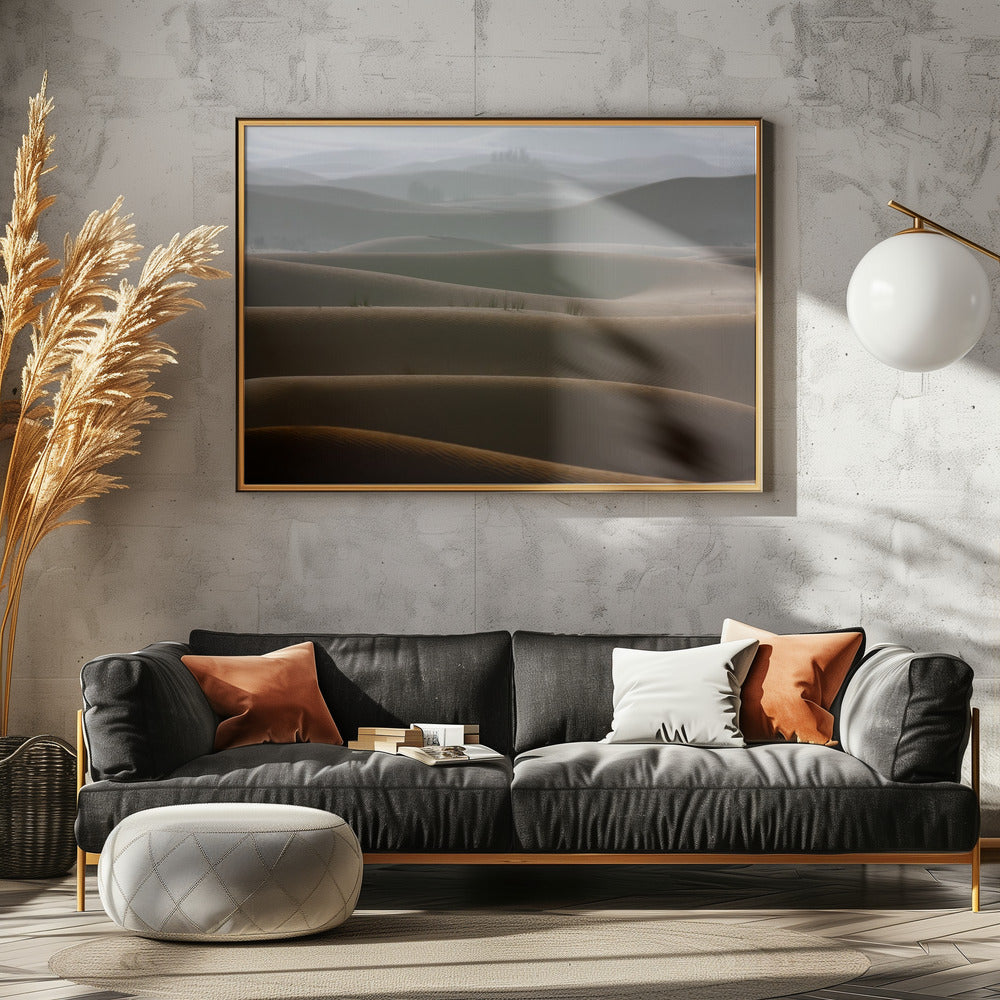 Foggy morning - Poster / Art Print - interiör