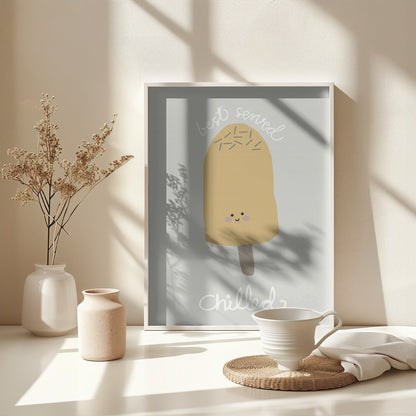Chilled Ice Cream - Poster / Art Print - interiör