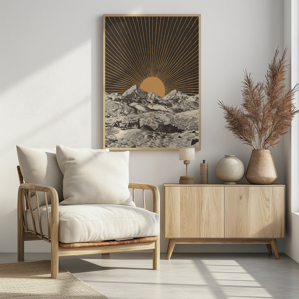 Mountainscape Nº6 - Poster / Art Print - interiör