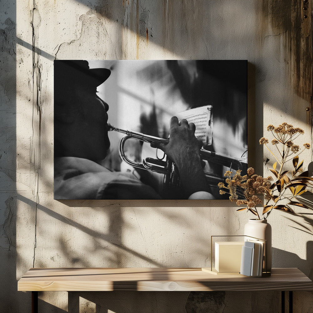 just follow my lead - Poster / Art Print - interiör