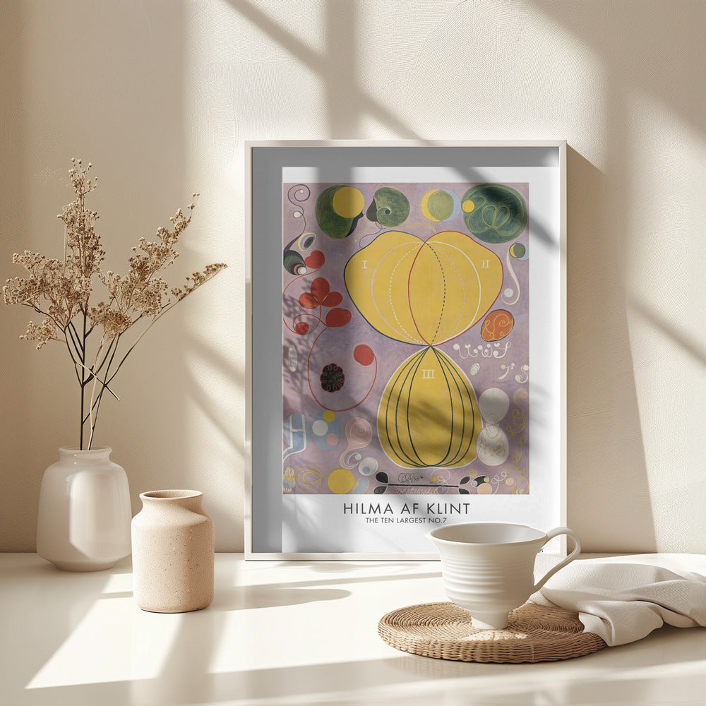 The Ten Largest No.7 Poster - Poster / Art Print - interiör