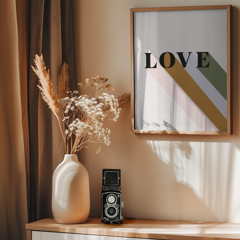 Love - Poster / Art Print - interiör