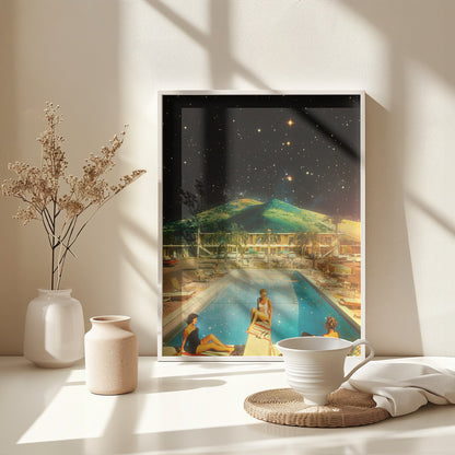 Space Pool - Poster / Art Print - interiör