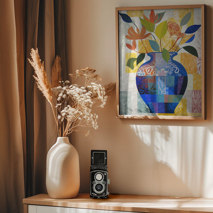 Abstract Vase No 2 - Poster / Art Print - interiör