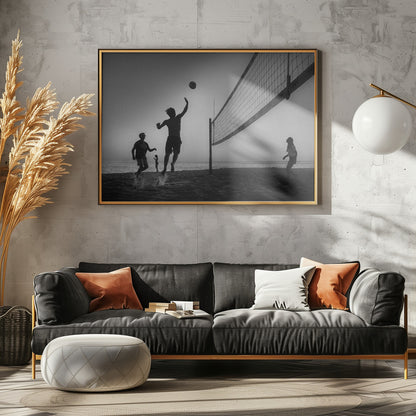 Beach volleyball - Poster / Art Print - interiör