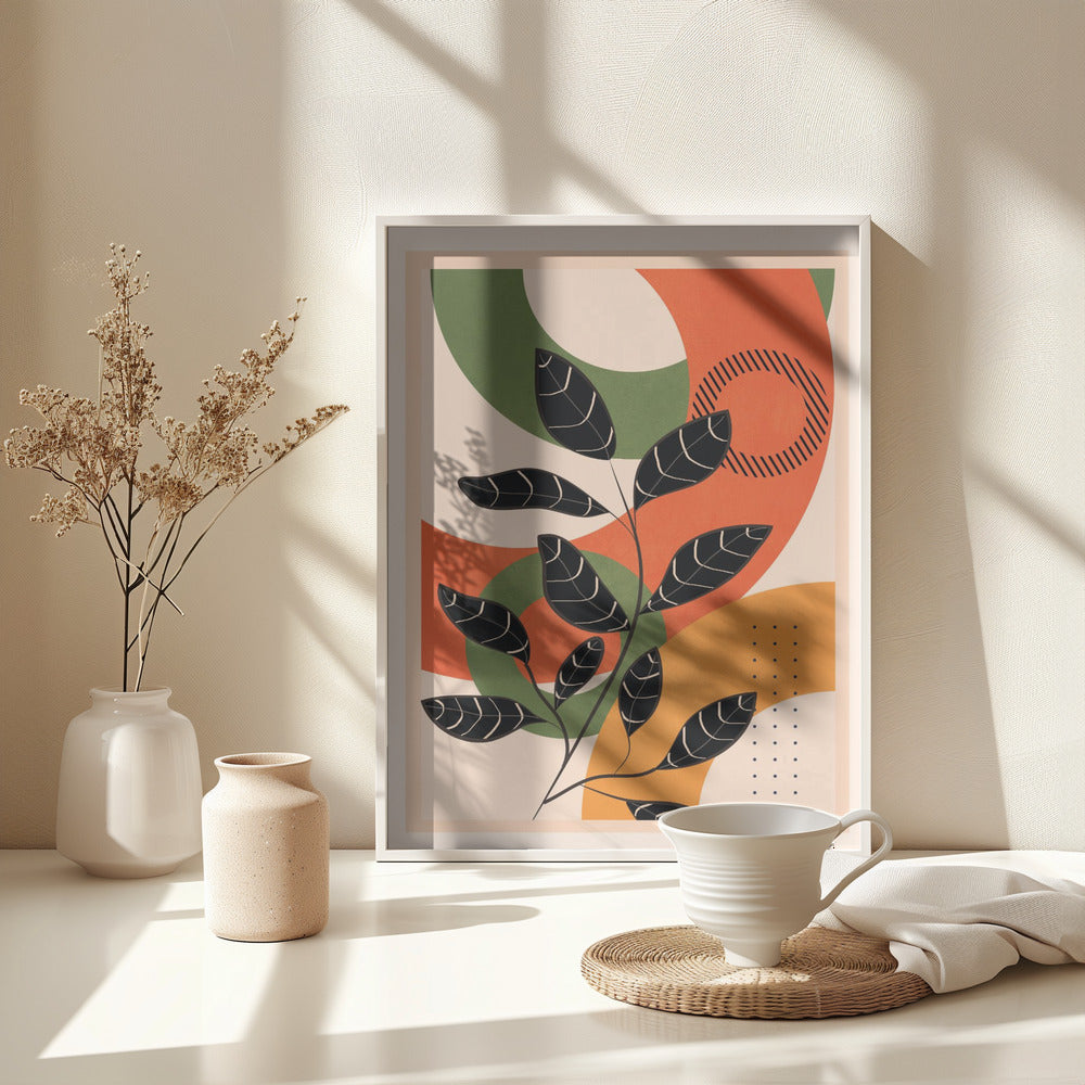 Tropical Geometry 4 - Poster / Art Print - interiör