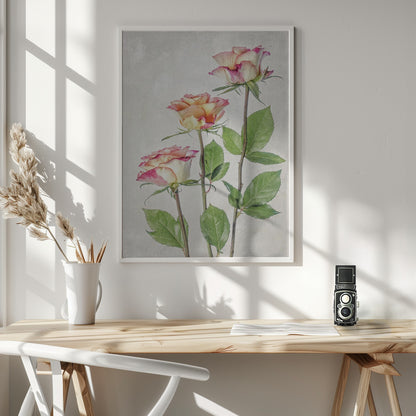 Roses - Poster / Art Print - interiör