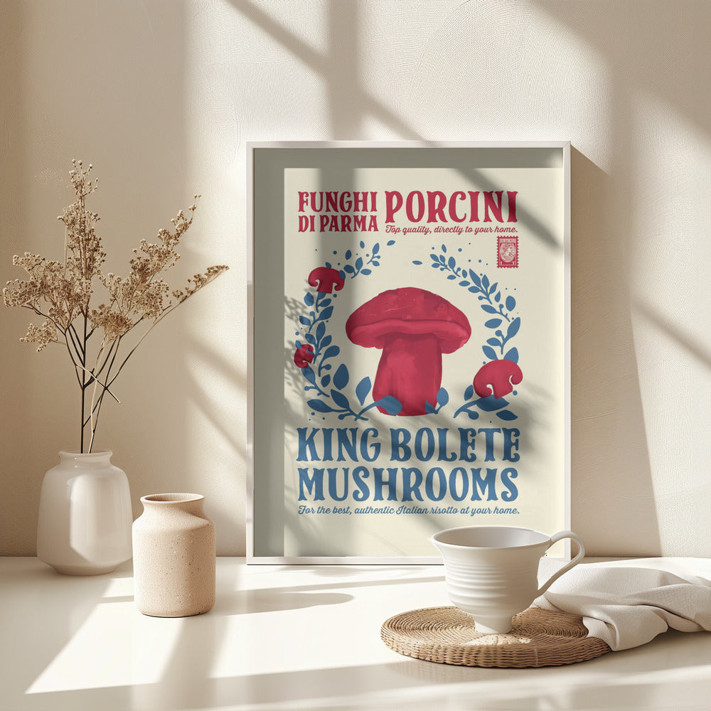 Porcini kitchen print - Poster / Art Print - interiör