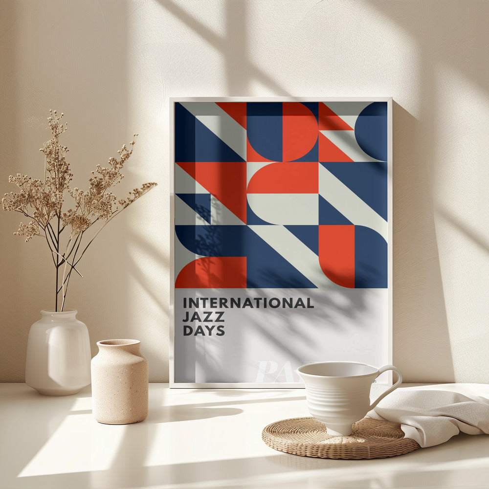 Jazz Days Paris - Poster / Art Print - interiör