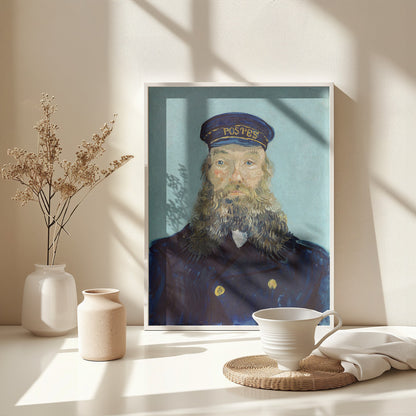 Vincent Van Gogh's Portrait of Postman Roulin (1888) - Poster / Art Print - interiör