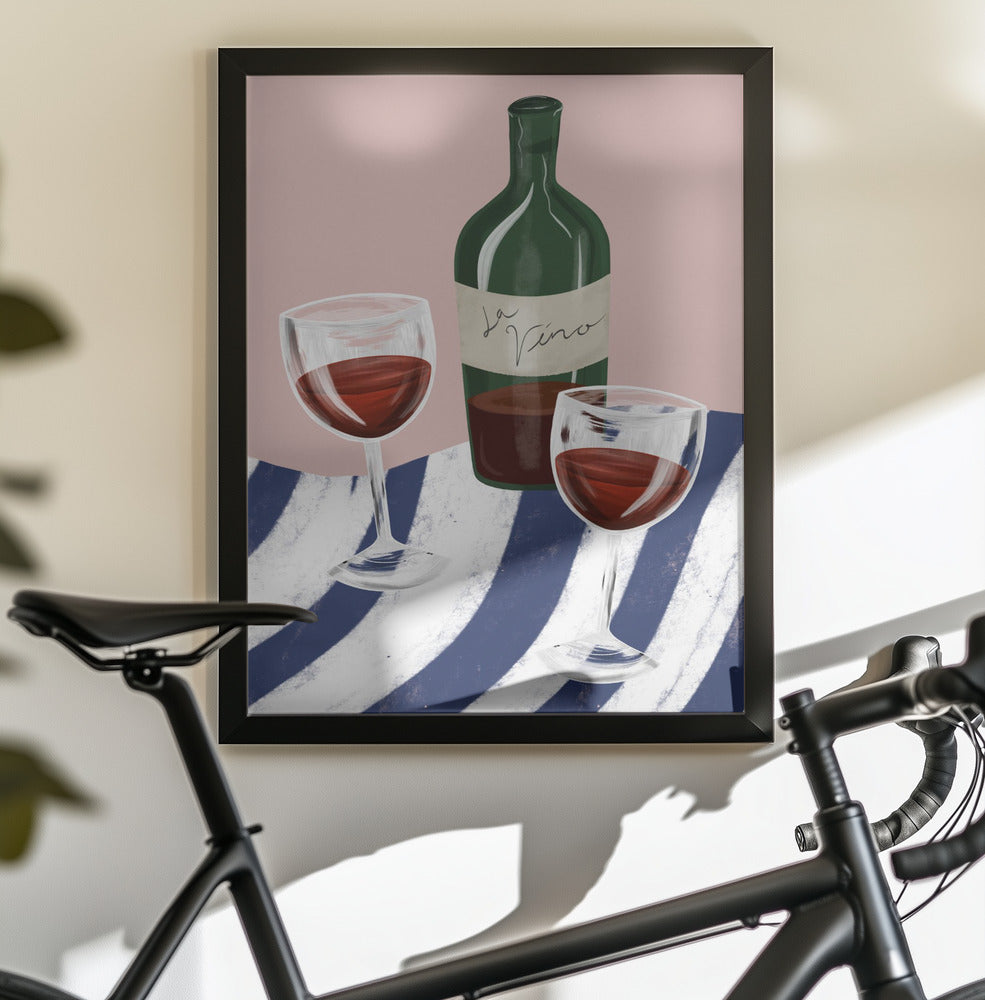 Wine time - Poster / Art Print - interiör
