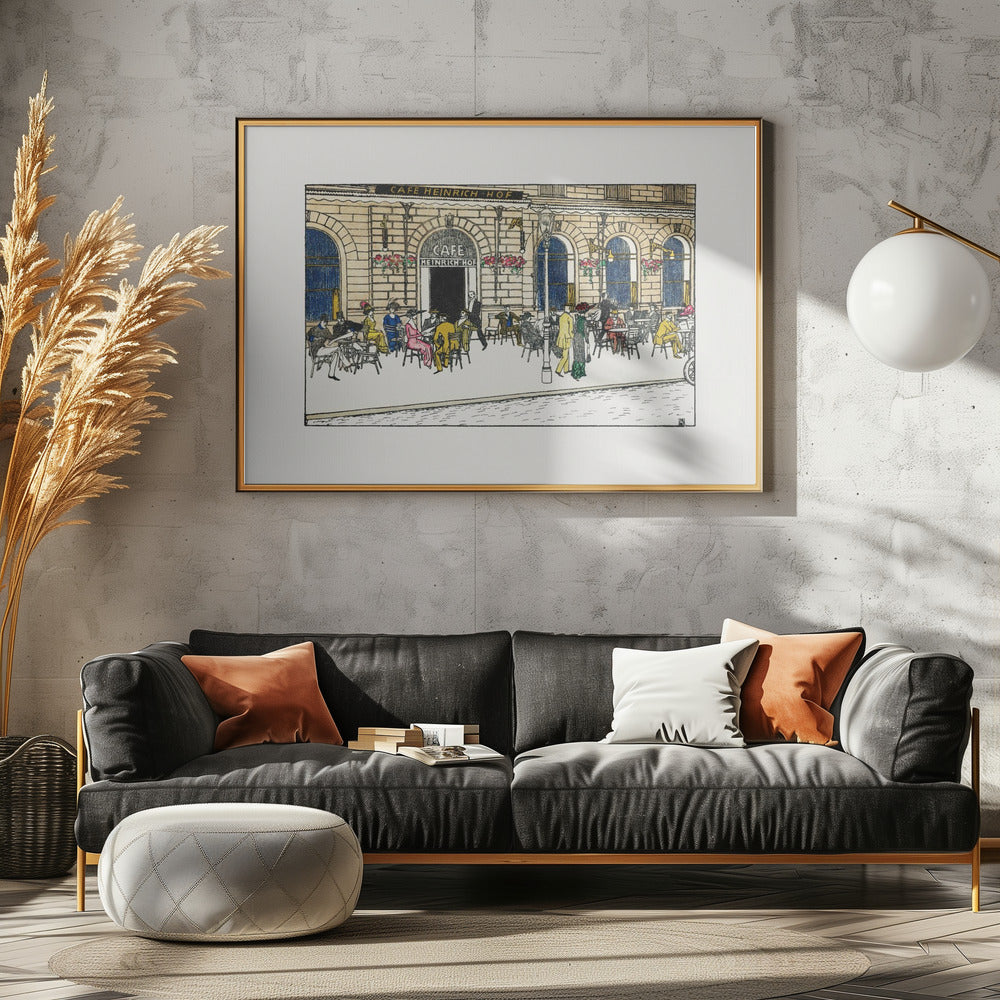Café Heinrichhof - Poster / Art Print - interiör