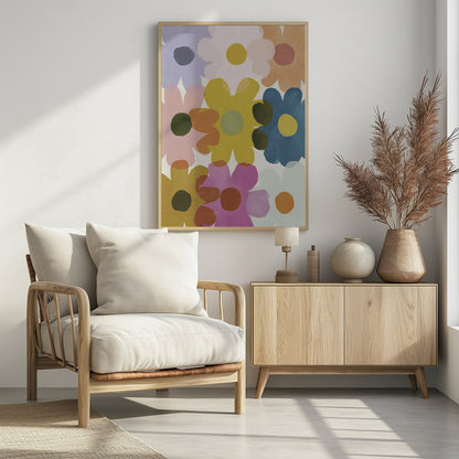 Flower In Flower - Poster / Art Print - interiör