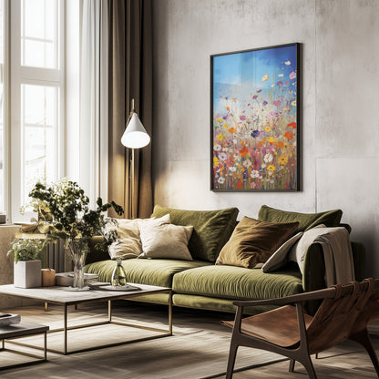 Wildflower Meadow - Poster / Art Print - interiör