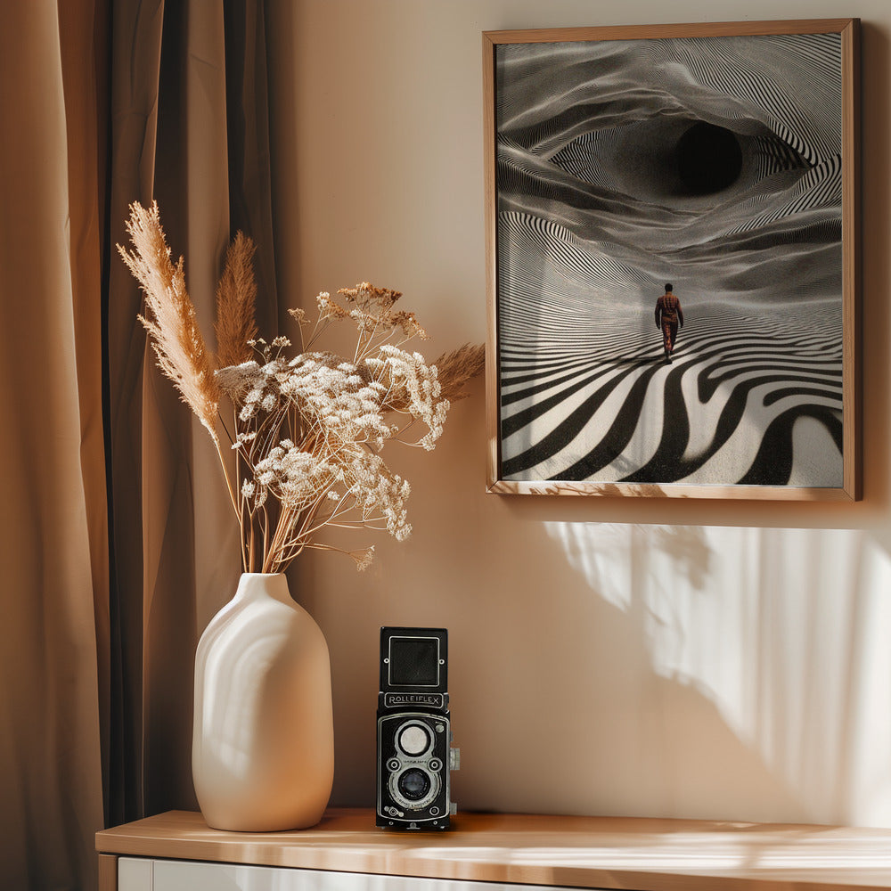 Op Art Journey - Poster / Art Print - interiör