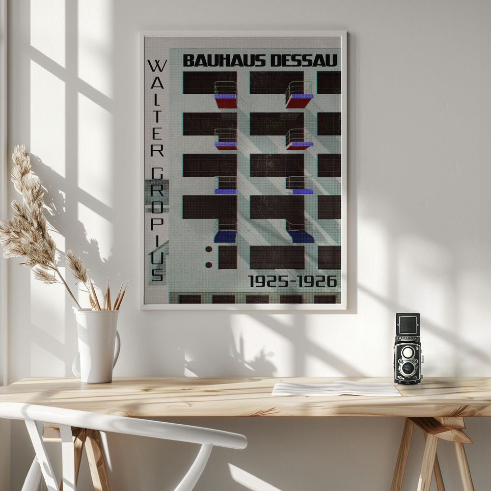 Bauhaus Dessau style IV - Poster / Art Print - interiör