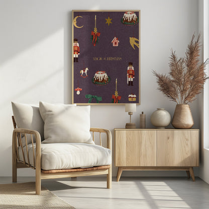 Cozy Christmas Things - Poster / Art Print - interiör