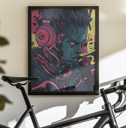 Street Dj - Poster / Art Print - interiör