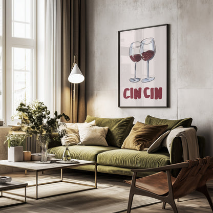 Cin Cin 2 - Poster / Art Print - interiör