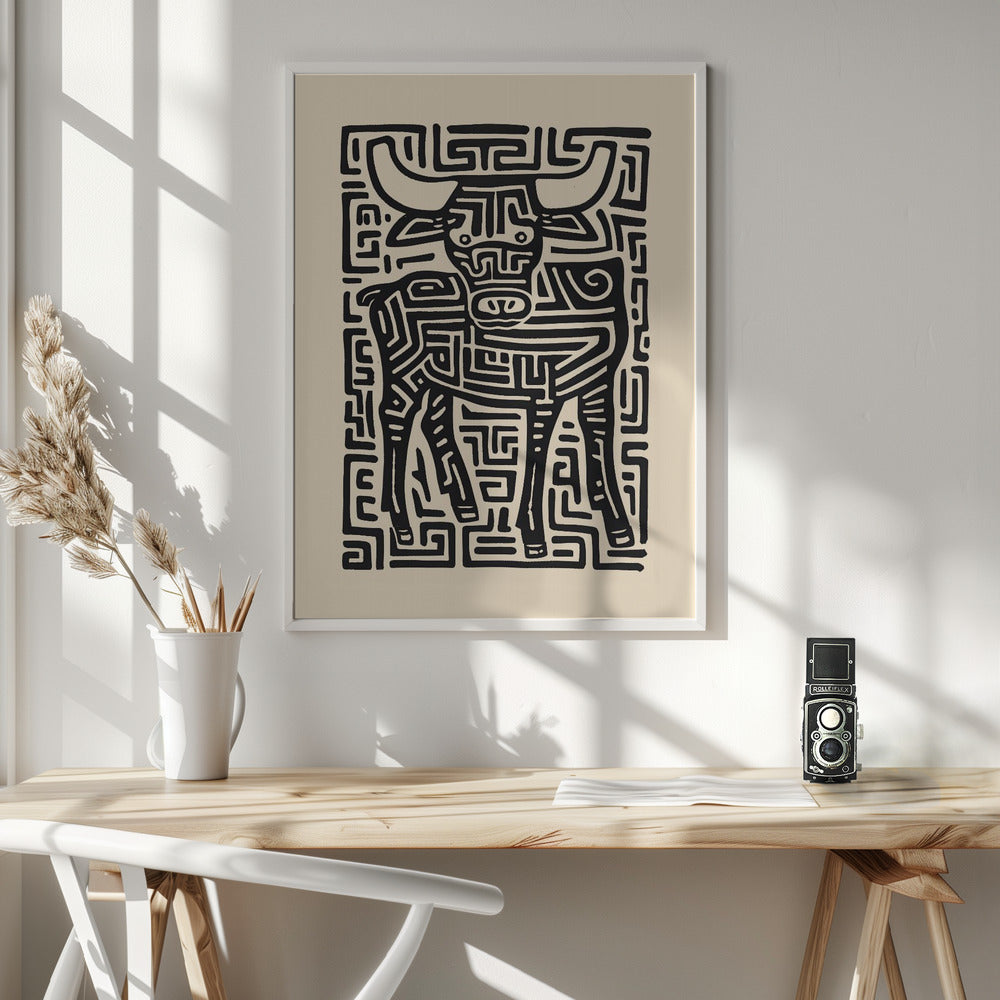 Taurus No 2 - Poster / Art Print - interiör