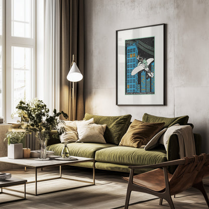 Tête Á Tête On the 968th Floor of a Skyscraper - Poster / Art Print - interiör