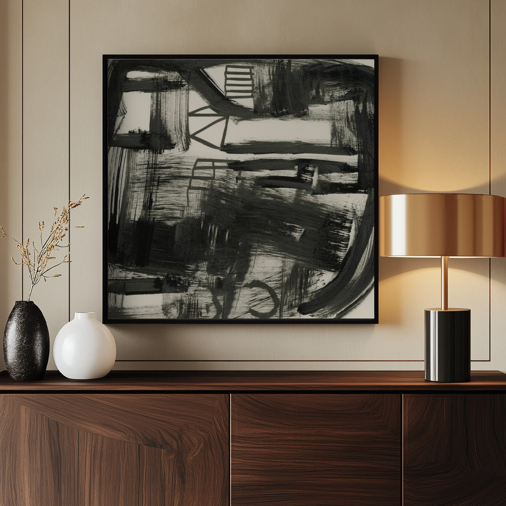 Market - Poster / Art Print - interiör