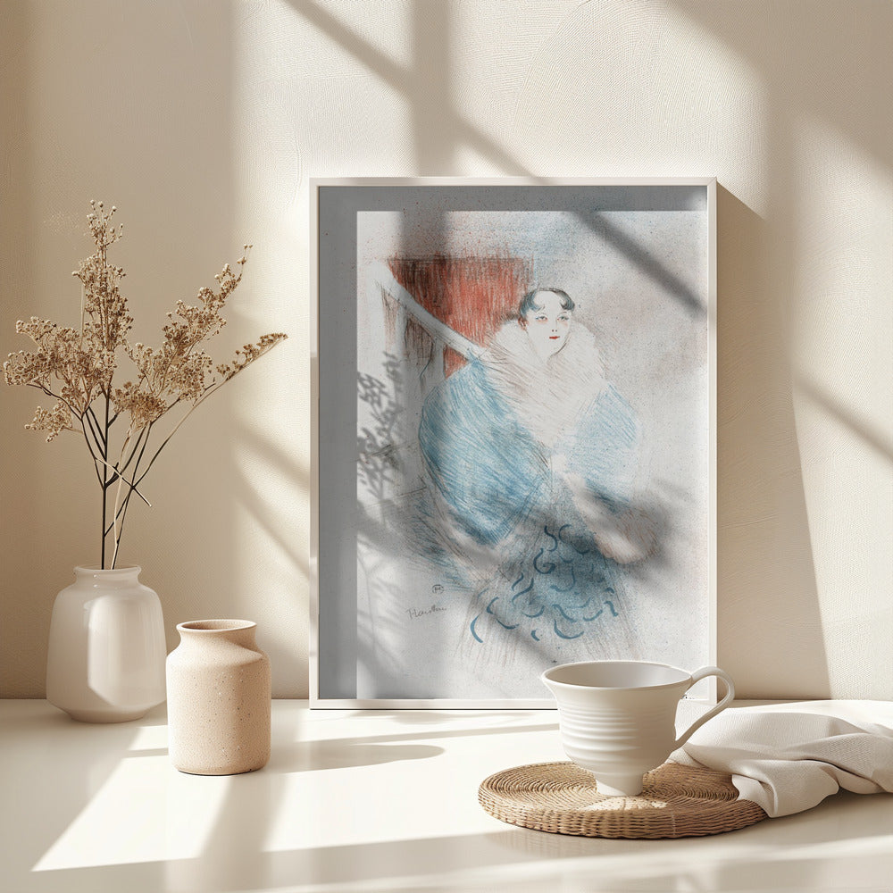 Elsa, Dite La Viennoise (1897) - Poster / Art Print - interiör