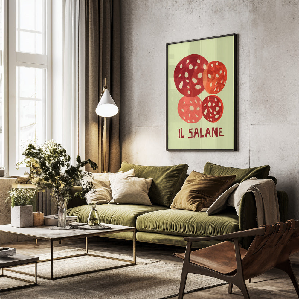 Il Salame - Poster / Art Print - interiör
