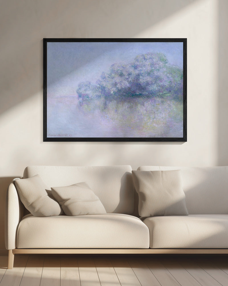 Île Aux Orties Near Vernon (1897) By Claude Monet - Poster / Art Print - interiör