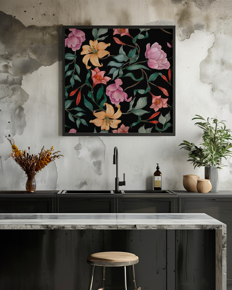Potted Florals - Poster / Art Print - interiör
