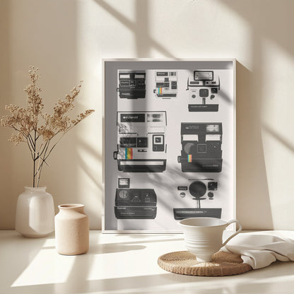 Instant Camera Collection - Poster / Art Print - interiör