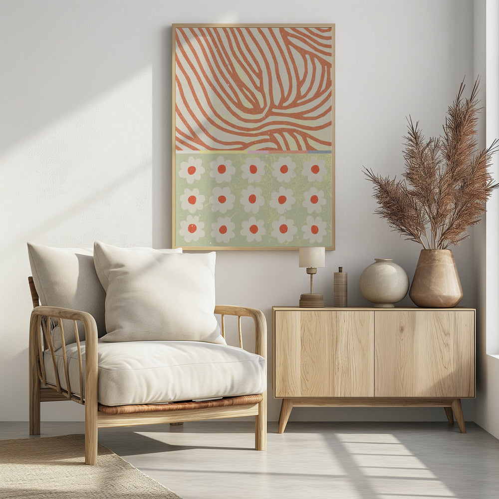 Flowers Composition 2 - Poster / Art Print - interiör